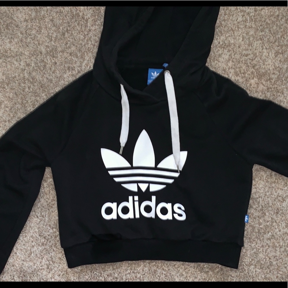 adidas cropped hoodie